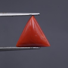 Natural Red Coral 3.42 Carat Certified Loose Gemstone | Moonga Stone for Ring & Astrology
